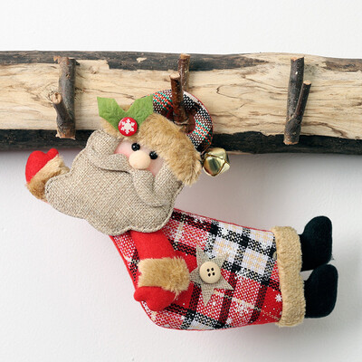 

Siaonvr Christmas Tree Ornament Doll Hanging Snowman Santa Claus Door Window Decoration