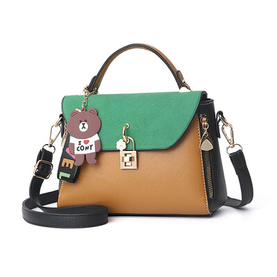

2019 summer new single shoulder diagonal small bag Korean version of the fresh fashion handbags Messenger small square bag