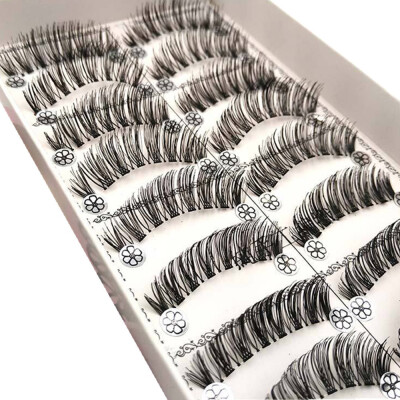 

〖Follure〗Handmade Natural Fashion Long False Eyelashes For Makeup 10 Pairs