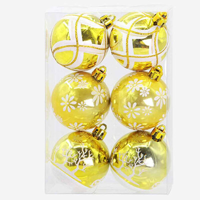 

〖Follure〗Christmas 6 Balls Wreath Door Wall Ornament Garland Decoration