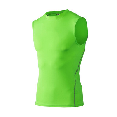 

YUERLIAN Mens training tight vest quick-drying sweat 1002 7027