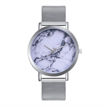 

〖Follure〗Woman Fashion Plant Pattern Alloy Steel Strap Analog Quartz Round Watch