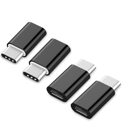 

USB Type-C To Micro USB Data Charging Adapters Converters 4PCS