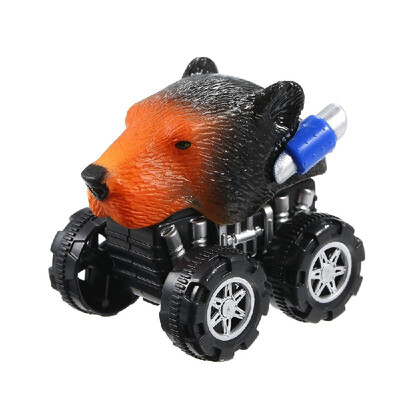 

Childrens Day Gift Boys Collectible Cute Animal Model Dinosaur Panda Vehicle Mini Elephant Bear Toy Truck Tiger Pull Back Car