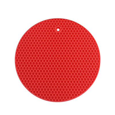 

Round Heat Resistant Silicone Mat Drink Cup Coasters Non-slip Table Placemat