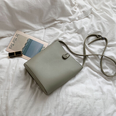 

Senior sense of foreign style womens bag summer chic texture simple small bag new 2019 bucket bag shoulder Messenger bag