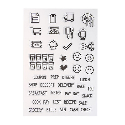 

Transparent Clear Stamp DIY Silicone Seals Scrapbooking Card 31