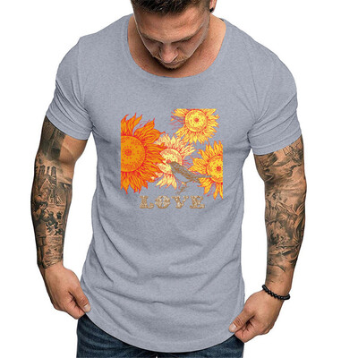 

Toponeto Men Fashion Solid Printing Style Cotton Design T-shirt Casual Shirts Tops Blouse