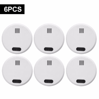 

Wireless Smoke Detector Photoelectric Fire Alarm Battery-Powered Light Sound Warning Fire Safety for Home Hotel School