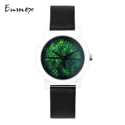 

Enmex lunar concept three-dimensional lunar surface concise creative watch during the translation of holiday gifts