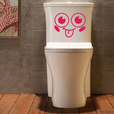

〖Follure〗Lovely Smiling Face Free Decoration Fashion Bedroom Home Toilet Toilet Stickers