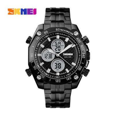 

SKMEI Quartz Sports Mens Wrist Watch Multifunction Double Display Clock Electronic Digital Waterproof Watches