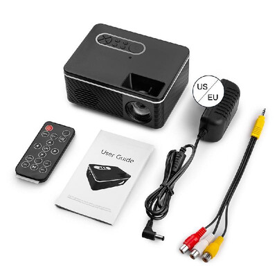 

1080P Mini HD Projector Portable LED Light USB AV Port For Office Home Theater Outdoor
