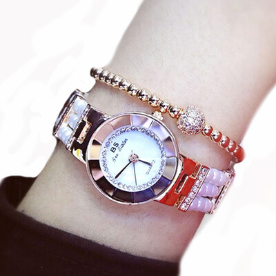 

Sister Women Pearl Beading Quartz Wrist Ladies Rhinestone Dress Watch Montre Homme Marque De Luxe