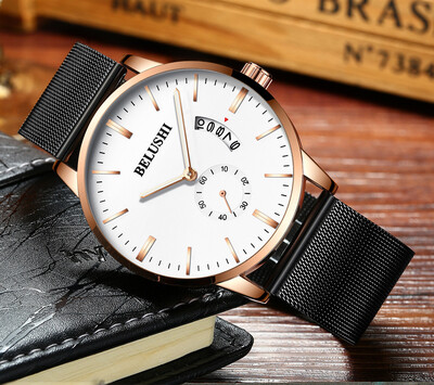 

Watch male high school students mens watch sports Korean version of simple quartz watch waterproof trend automatic mechanical wat
