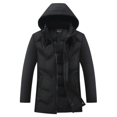 

Toponeto Mens Winter Zipped Warm Tracksuit Casual Long Sleeve Outwear Coat
