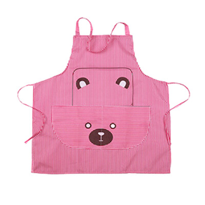 

Bear Apron Cooking Crafts Kitchen Chefs Workwear Bright Stripe Creative