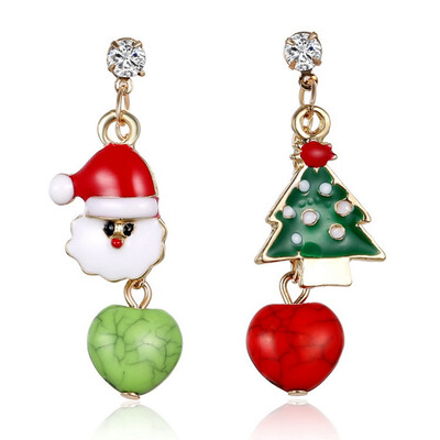 

Women Christmas Jewelry Earrings Snowman Lovely Tree Bell Earring Christmas Gifts