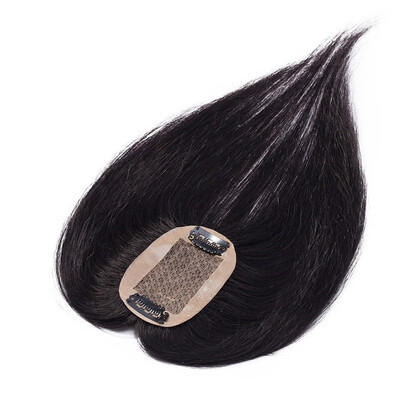 

Hair Toppers for Women Human Hair 100 Remy One Piece Clip in Toppers Extension Straight Real Mono Hair Piece for Thinning Hair