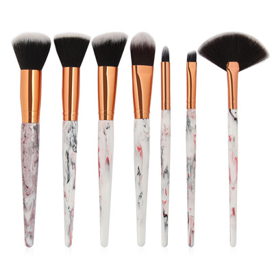 

〖Follure〗7Pc Makeup Brushes Set Powder Foundation Eyeshadow Eyeliner Lip Cosmetic Brush