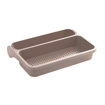 

Creative Foldable Sink Rack Kitchen Fruit Cleaning Water Draining Basket Holder