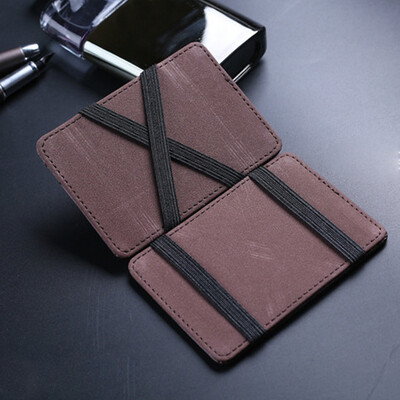 

Tailored Mini Leather Wallet Wallet ID Credit Card Holder Male Small Wallet Wallets BK