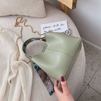 

Summer small bag handbags new 2019 Korean version of the wild shoulder slung fashion portable chain leisure bucket bag