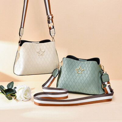 

Summer shoulder bag handbags new casual handbags handbags fashion wild Messenger bucket bucket bag