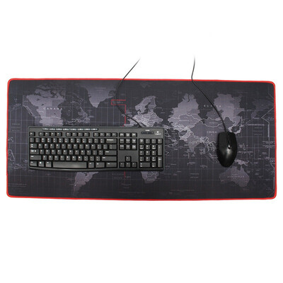 

Anti-skid World Map Rubber Mouse Pad Oversized Non-slip Desktop Keyboard Mat