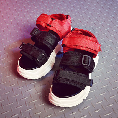 

Daddy sandals female Harajuku wind summer super fire muffin shoes thick-soled students hundred set up inthe harbor taste hi wind