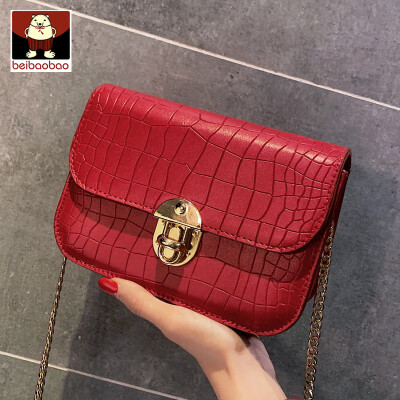 

Net red small bag women 2019 new western style texture small square bag Korean version of shoulder slung chain bag tide