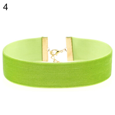 

Fashion Wide Soft Velvet Choker Lady Party Nightclub Necklace Gothic Jewelry