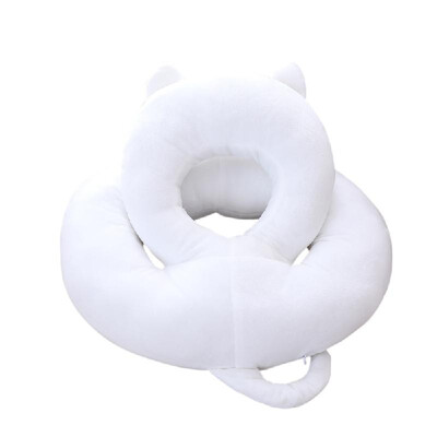 

Double Layer Desk Nap Pillow with Arm Rest Plush Face Down Headrest Pillow Soft PP Cotton Sleeper Back Support Cushion for Office