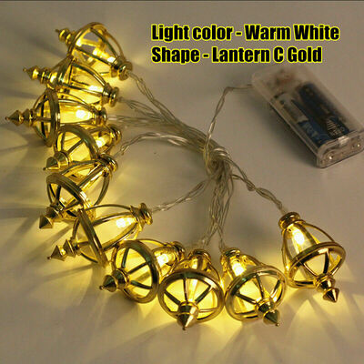 

Ramadan Eid Decorations Fairy Lights LED Mulitcoloured Islam String Lantern