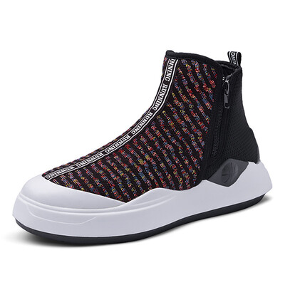 

Fashion mens shoes fly woven high-top sneakers sneakers