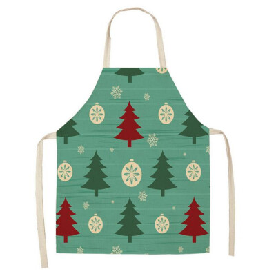 

Tailored Christmas Decoration Cotton And Linen Apron Kitchen Aprons Dinner Party Apron