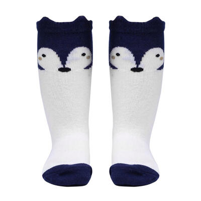 

Cute 2-4Y Kids Boys Girls Cartoon Fox Knee Socks Cotton Hit Color Socks