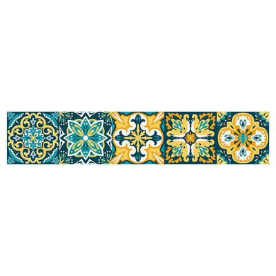 

Retro Tiles Wall Stickers Self-adhesive Decal for Bathroom Kitchen Decor