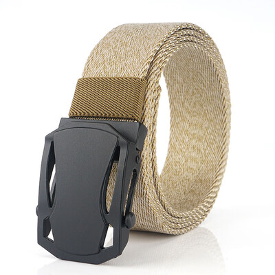 

Fashion Nylon Men belt Solid Color Smooth Buckle belt High Quality Alloy Buckle Sports Casual Cowboy Pants Men&Women belt