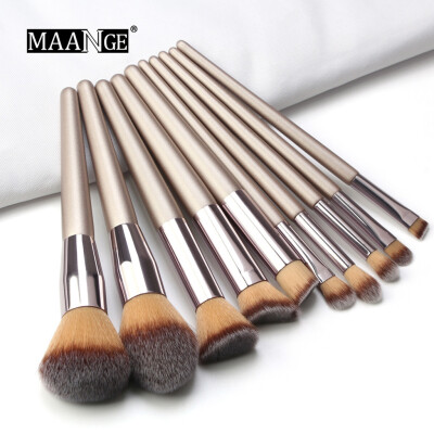 

〖Follure〗Cosmetic Wooden Eyebrow Eyeshadow Powder Foundation Brushes Makeup Brush Tool