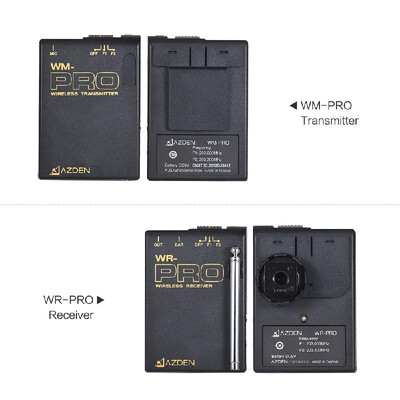 

AZDEN WLX-Pro1 Professional VHF Wireless Lapel Microphone System Standard Equipped for Network Anchor DSLR ILDC Camera Video Reco