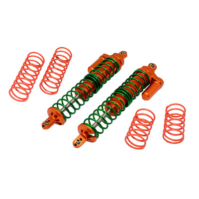 

Tailored 2Pcs Aluminium FrontRear Adjustable Spring Shocks For TRAXXAS X-MAXX 15 RC Car
