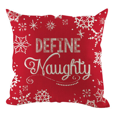

Siaonvr Christmas Pillow Cover Pillowcases Decorative Sofa Cushion Cover Home Decoration