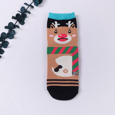 

Tailored Adult Women Men Cute Love Santa Claus Elk Snowman Christmas Socks