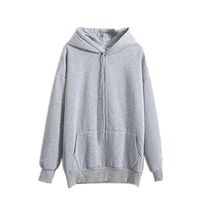 

new style women simple comfortable warm long sleeve lovely multiple solidcolor optional velvet loose hooded long sleeve h