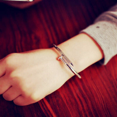 

Simple Quan Zhilong EXO Trend Nail Bracelet Retro Personality Open Couple Bracelet