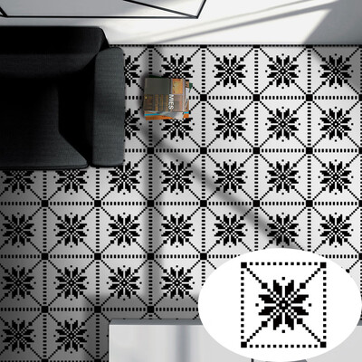 

〖Follure〗Geometric Self Adhesive Tile Stickers Decal Home Decoration Wall Sticker