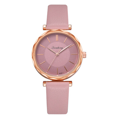 

Womens casual quartz watch Korean version of noble solid color student trend quartz watch trendy wild jewelry watch