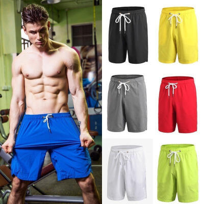 

2018 Men&39s Sports Training Bodybuilding Summer Shorts Workout Fitness GYM Short Pants