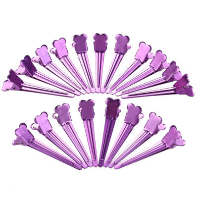 

20pcs Colorful Aluminum Alligator Hair Clips Salon Styling Hair Pins Kits